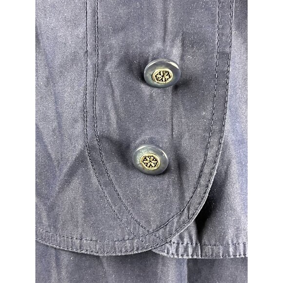 Vintage 80's Navy Blue Rainshedder Jacket, Women's Size 14W - Picture 11 of 13